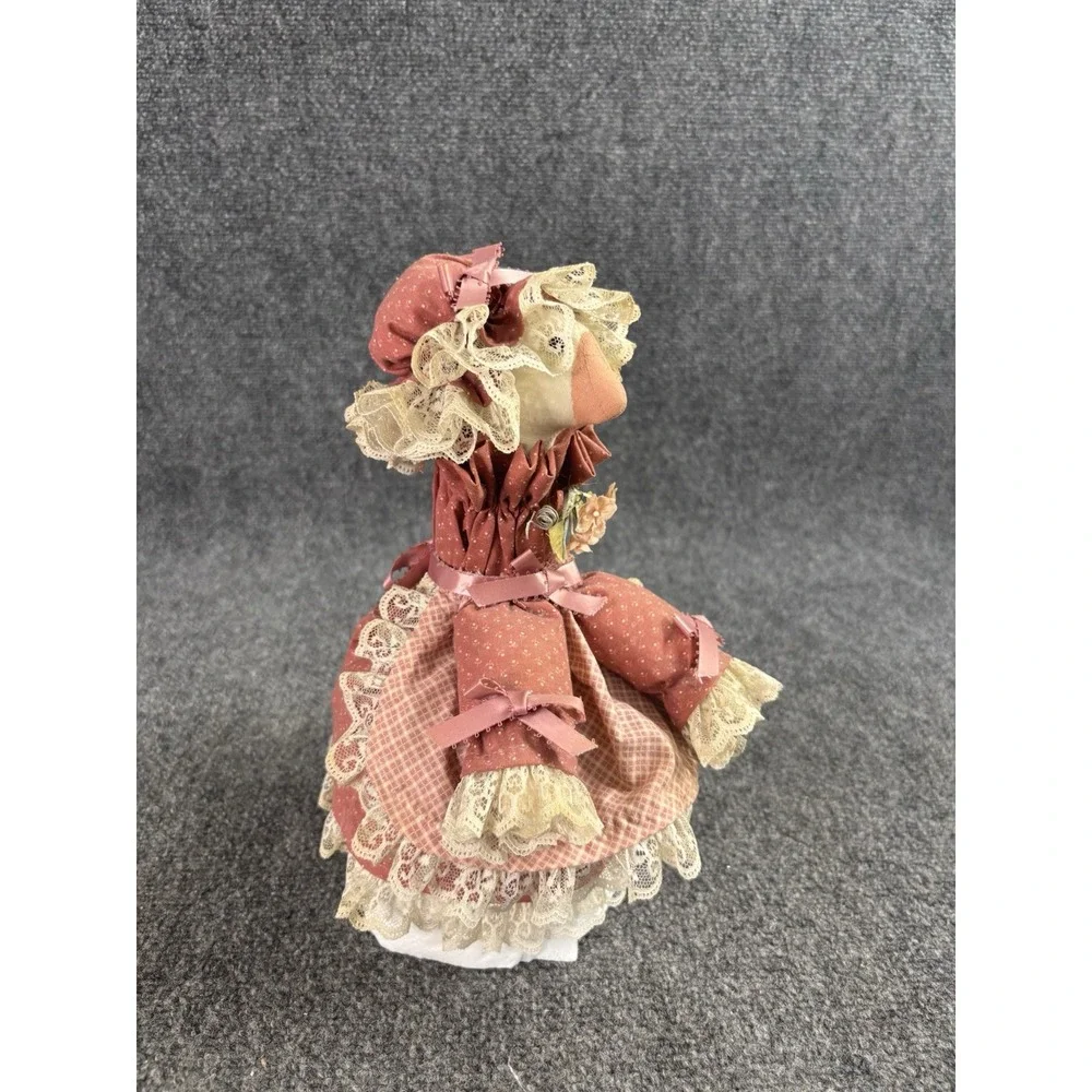 Vintage 1980's Goose  Toilet Paper Roll Cover Hand Made Dusty Pink Cottagecore